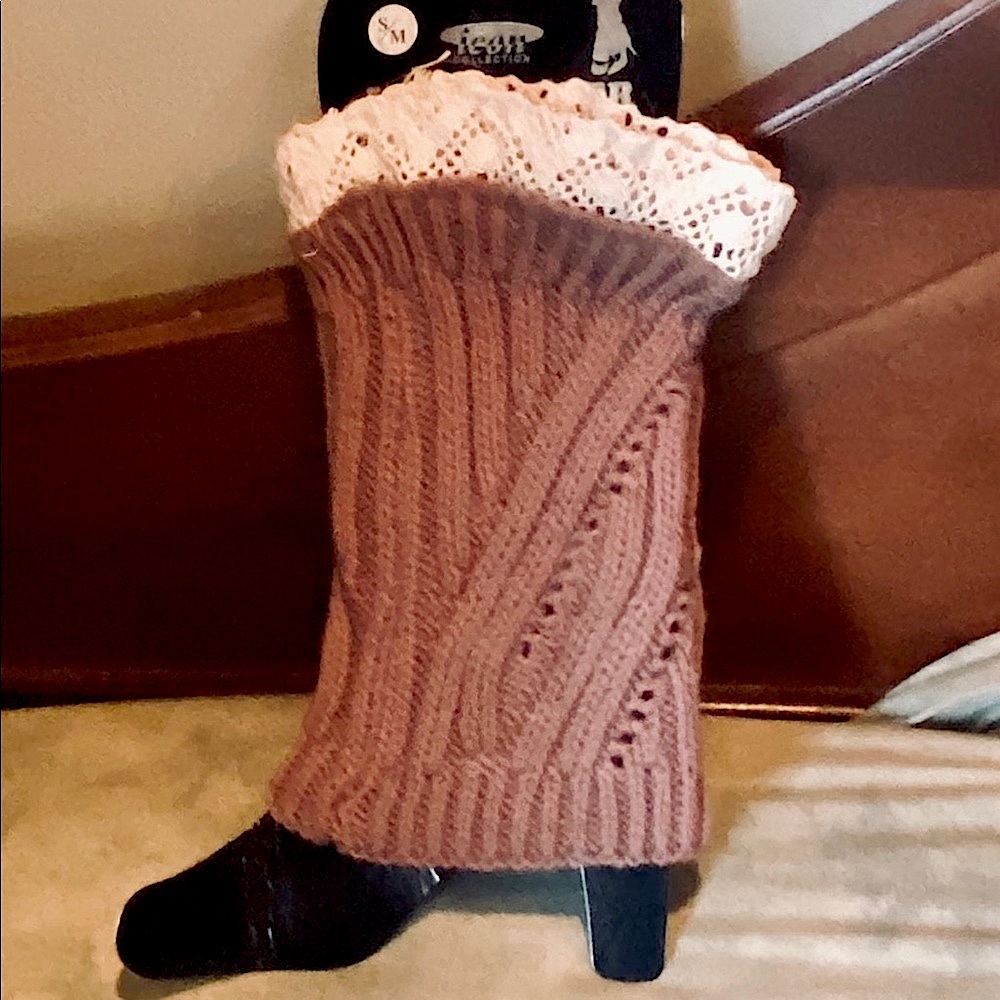 NWT   Anckle Boot High Leg Warmer